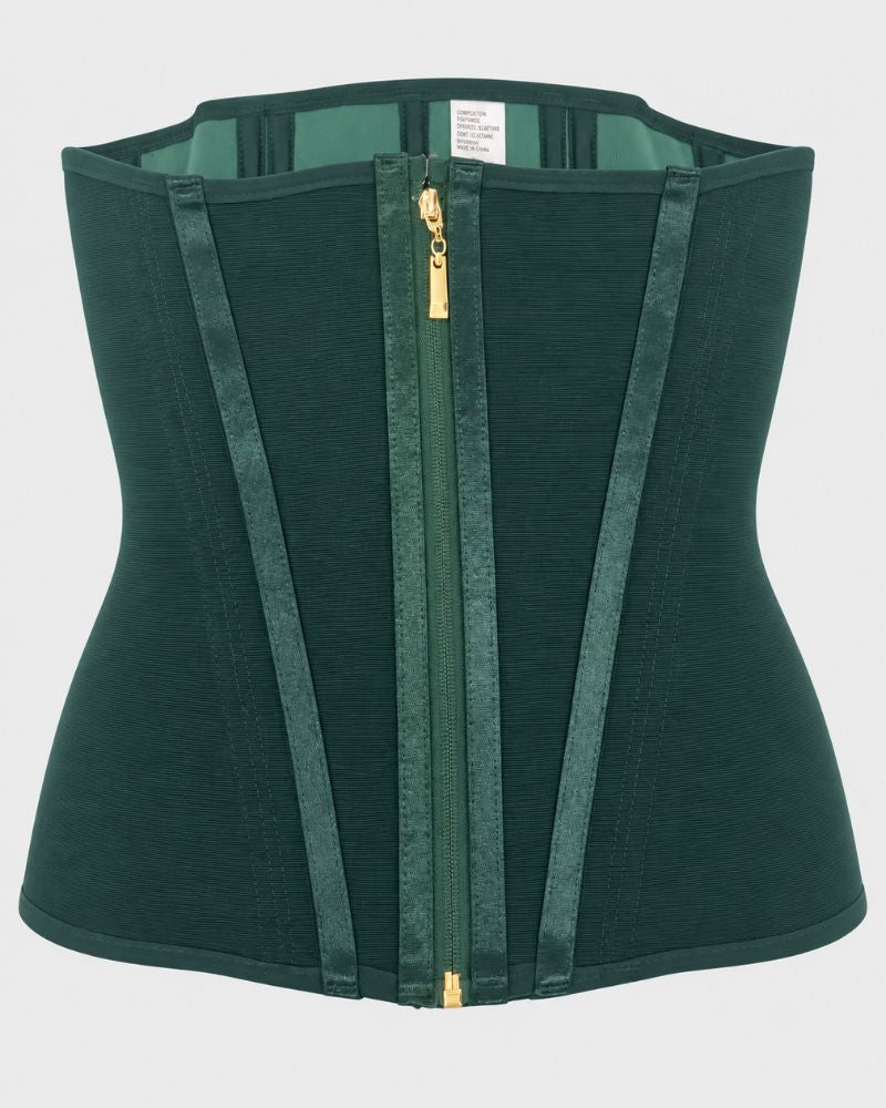 15-Bone Zip-Up High-Compression Waist Cincher