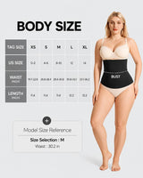 Seamless High-Compression 4-Bone Waist Trainer