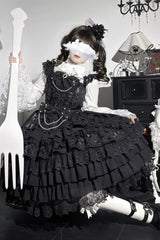 [Love Feather] Multi-Layered Hanayome Bowknot Lace Sweet Gorgeous Lolita Jsk Dress 4 Colors