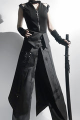 Black  [Nightblade] Ouji Gothic Vintage Prince Cool Lolita Pants (Pants Only)