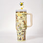 Winnie the Pooh Stanley tumbler with bee straw topper